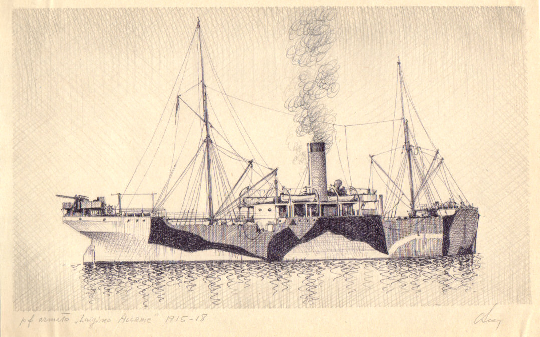 1915 - Piroscafo armato 'Luigino Accame'